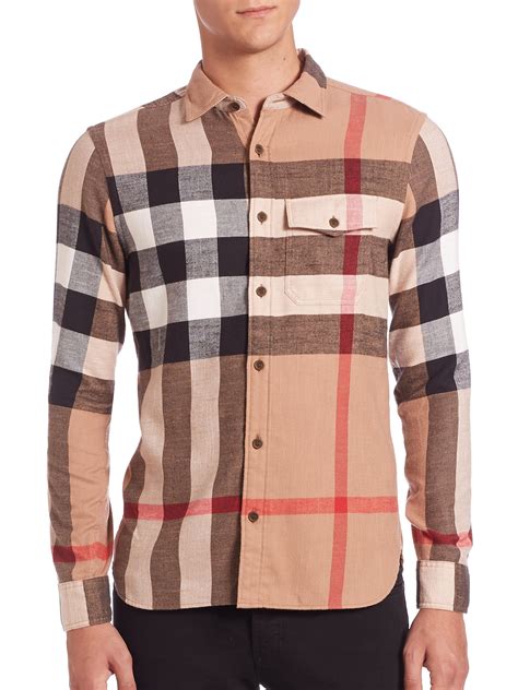 burberry brit koszula|burberry shirts for men.